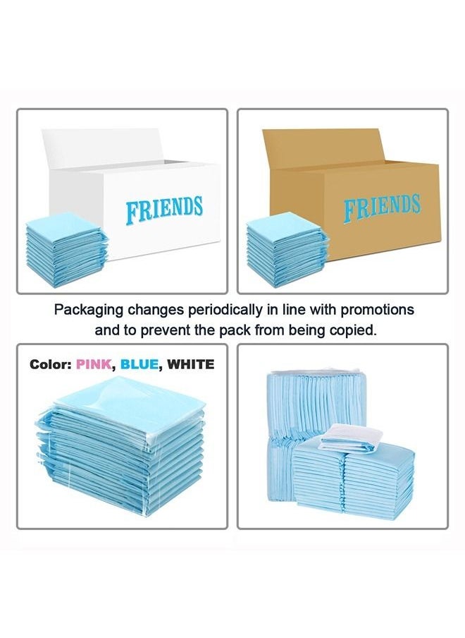 Friends - Disposable Changing Mats, 100 Counts, Soft Waterproof Mat, Portable Leak Proof Changing Mat, New Mom Leak-Proof Under pad, Mattress Table Protector Pad - Image 1
