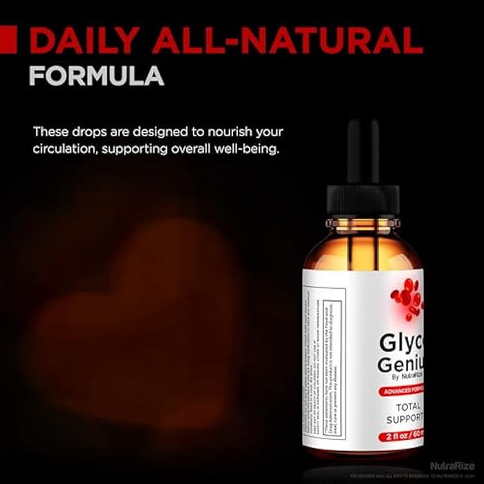 NutraRize Glyco Genius, Official GlycoGenius Liquid Dropper, Superior Blend to Support Healthy Levels, All-Natural Formula for Everyday Use, Glyco Genius En Gotas Review (30 Servings) - Image 5