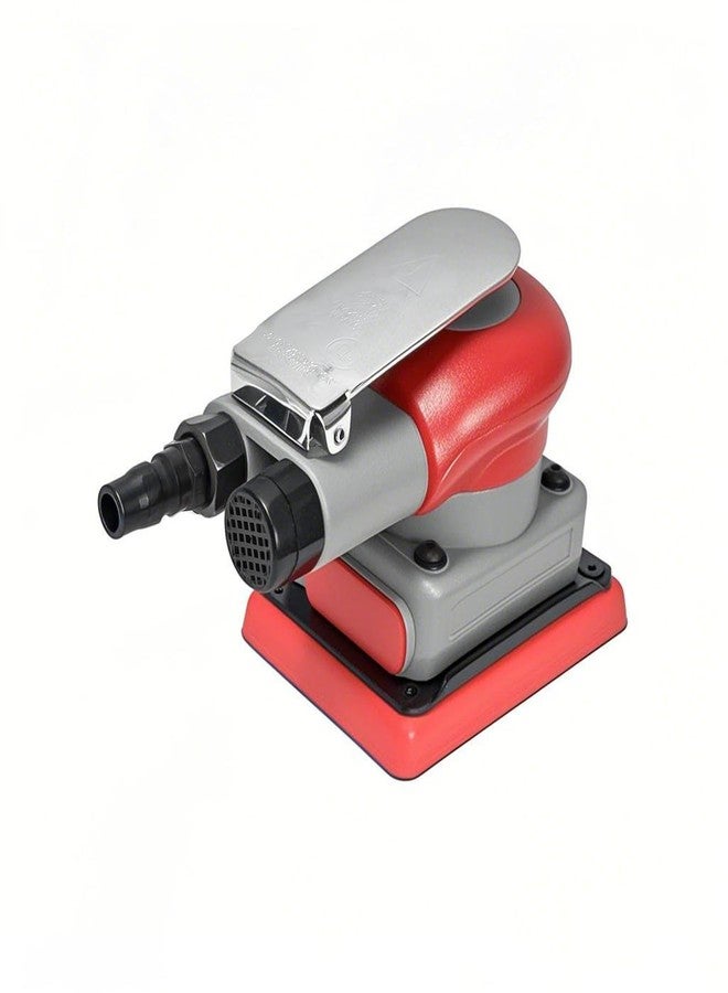 BTER Air Orbital Sander, 10000rpm 75x100mm Square Pneumatic Palm Sander, Sanding/Grinding/Polishing Professional Alloy Steel Pneumatic Sander for Wood, Composites, Metal, Car Beauty - Image 1