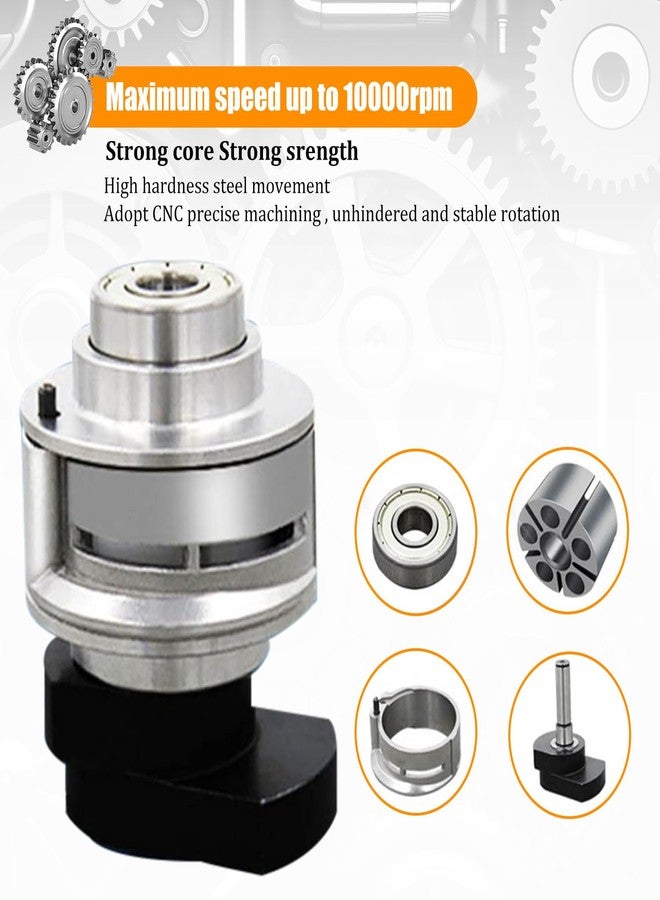 BTER Air Orbital Sander, 10000rpm 75x100mm Square Pneumatic Palm Sander, Sanding/Grinding/Polishing Professional Alloy Steel Pneumatic Sander for Wood, Composites, Metal, Car Beauty - Image 3