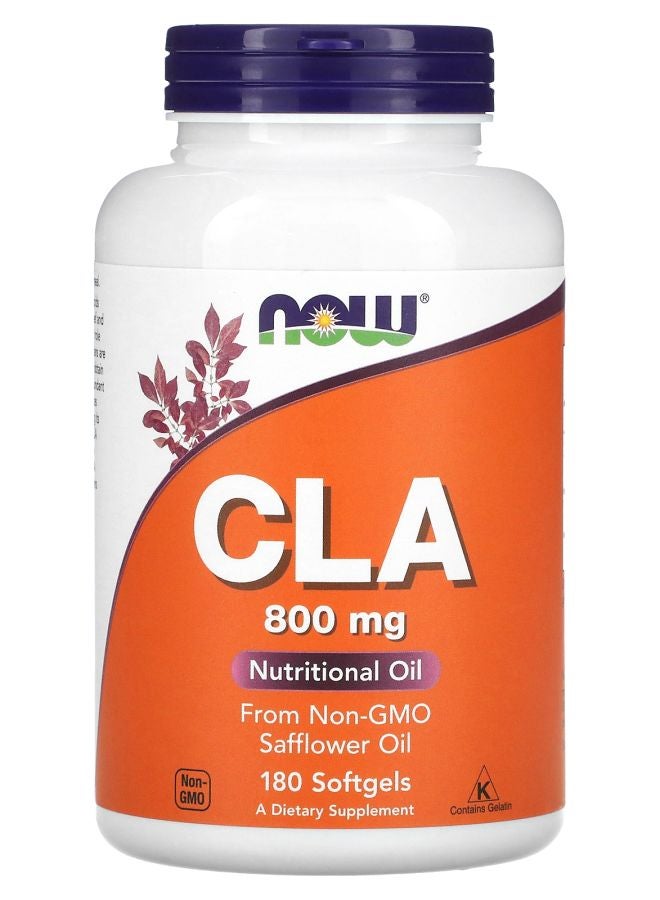 now CLA 800 ملغ 180 كبسولة لينة