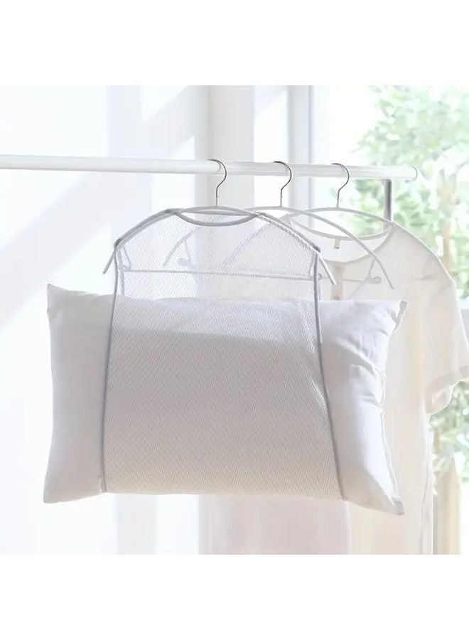 2pcs Heavy Duty Laundry Hanging Bags Open Top Design Durable Fabric Organizer Random Color - Image 3