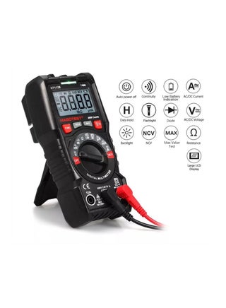 Digital Multimeter, 4000 Counts DC AC Voltmeter, Ohm Volt Amp Test Meter and Continuity Diode Voltage Tester for Household Outlet, Anti-Burn with Double Fuses Clamp - pzsku/Z3F573BEBE77427ECCD2CZ/45/_/1691141370/27dd5308-ec65-4475-b75f-3382103d3690