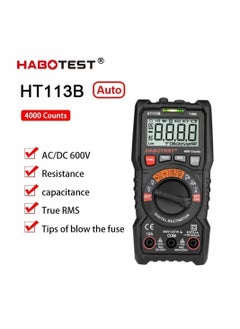 Y&D Digital Multimeter, 4000 Counts DC AC Voltmeter, Ohm Volt Amp Test Meter and Continuity Diode Voltage Tester for Household Outlet, Anti-Burn with Double Fuses Clamp  - Image 3