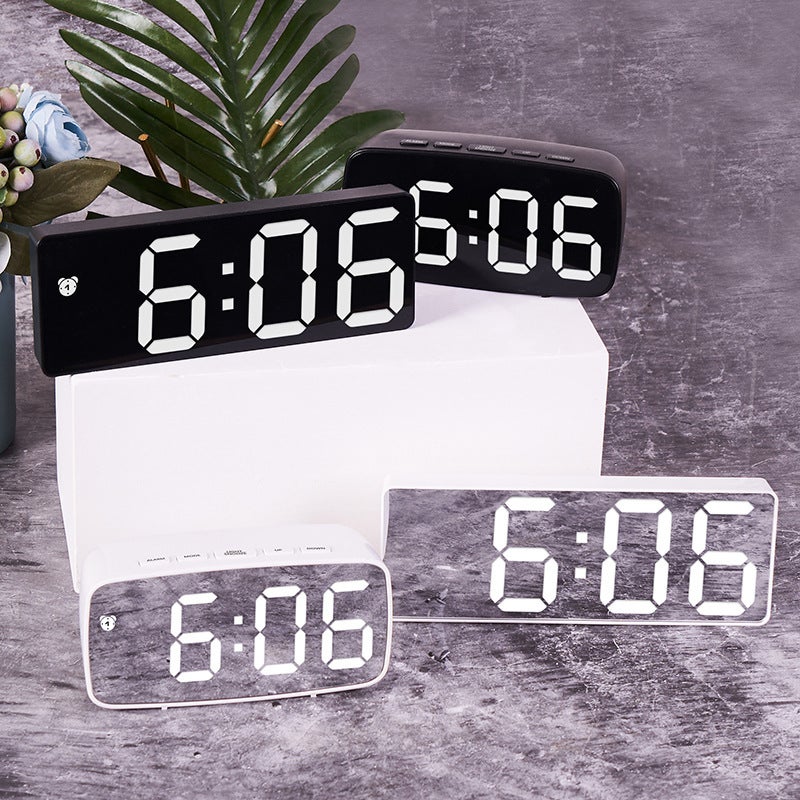 Led Electronic Alarm Clock Simple Style Clock Battery Plug-In Dual-Purpose Clock Yida Time 0712 - Image 3