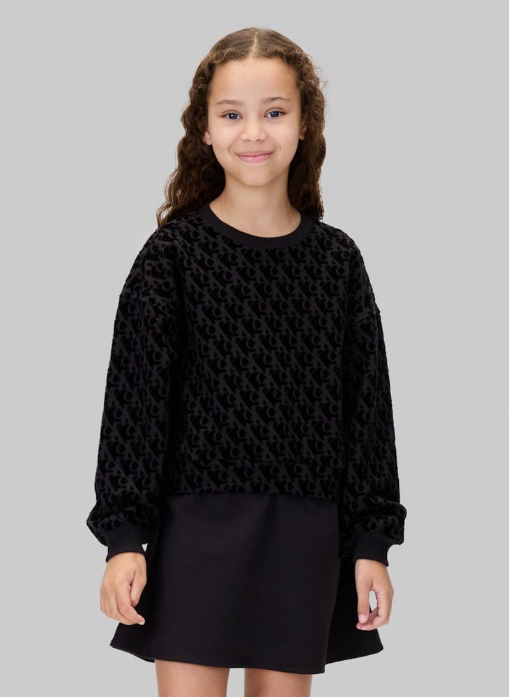 Calvin Klein Jeans Kids Printed Mini Shift Dress - Image 1