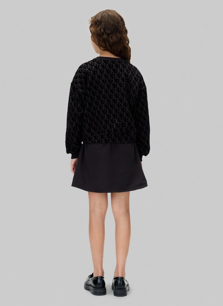 Calvin Klein Jeans Kids Printed Mini Shift Dress - Image 2