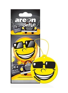 Smile 3 Pcs Hanging Paper Card Air Freshener, Coconut, Black Crystal, Fresh Air - pzsku/Z3F57583DAC19ED142DBBZ/45/_/1672756732/74e37795-f542-4a96-b82e-99114dc7d696