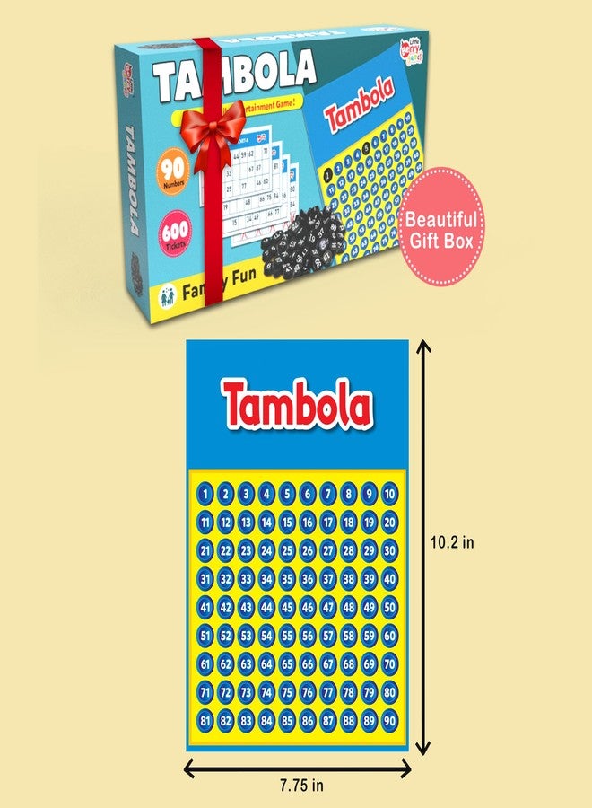 Little Berry Tambola Game Set with 600 Tickets | Housie Game Set for Adults & Family | Indoor Board Games | Gifting, Family Fun & Kitty Party Game - Image 3