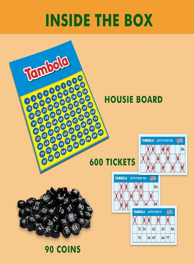 Little Berry Tambola Game Set with 600 Tickets | Housie Game Set for Adults & Family | Indoor Board Games | Gifting, Family Fun & Kitty Party Game - Image 2
