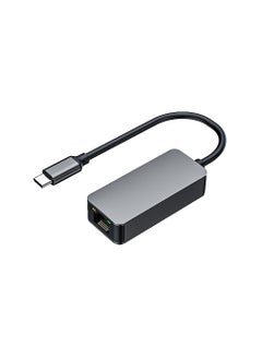 SYOSI USB C to Ethernet Adapter 2.5 Gigabit, Fast Network Adapter, Type-C to RJ45, Aluminum Portable Type C to Ethernet Adapter, Ethernet to USB C Adapter with Windows7/8/10, XP, Vista, Mac  - Image 1