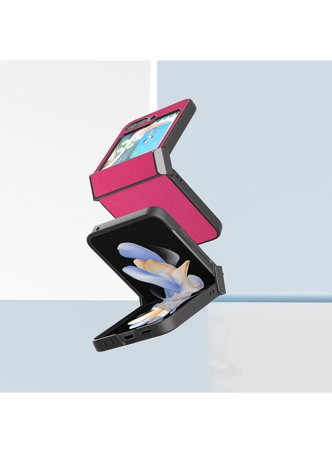 S-TOP Case For Samsung Galaxy Z Flip6 ABEEL Haze Texture PU Phone Case - Image 4