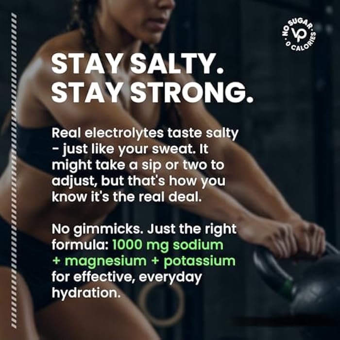Venture Pal High Sodium Hydration Sticks | Electrolyte Powder with Essential Vitamins, Sodium & Potassium | No Sugar, Zero Calorie | Keto, Paleo & Vegan Approved | 16 Pack - Image 3