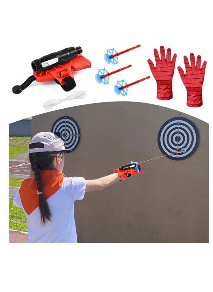 Generic Spider Web Shooters Toy For Kids Fans, Hero Launcher Wrist Toy Set,Cosplay Launcher Bracers Accessories,Sticky Wall Soft Bomb Funny Children'S Educational Toys  - Image 3