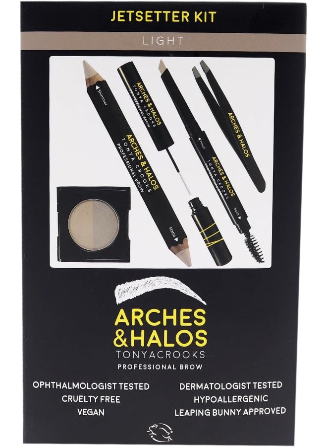 Arches & Halos Jetsetter Kit - Travel Size Kit for Flawless Brow Shaping and Grooming On the Go - Image 3