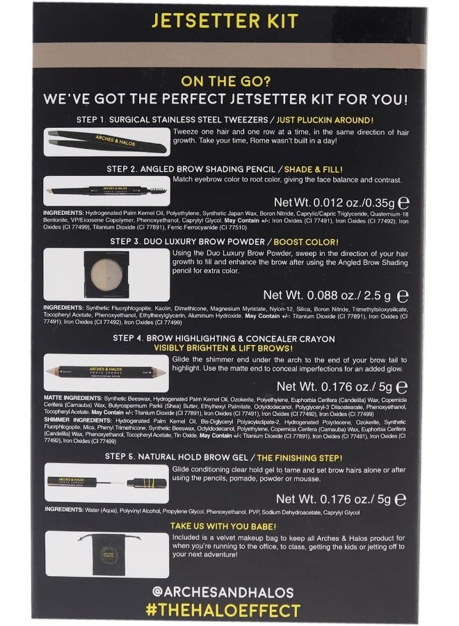 Arches & Halos Jetsetter Kit - Travel Size Kit for Flawless Brow Shaping and Grooming On the Go - Image 4