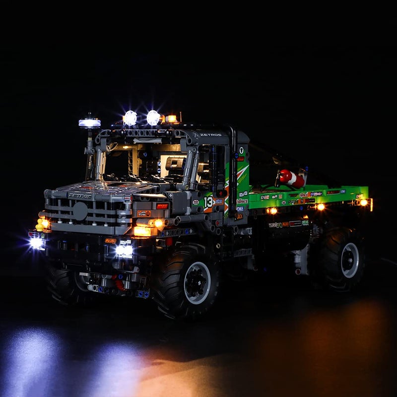 GEAMENT Light Set Compatible with Lego Mercedes-Benz Zetros 4x4 Test Truck - LED Lighting Kit for Technic 42129 (Model Block Not Included) - Image 1