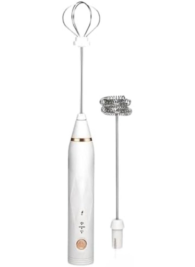 DSP KA-3095 Electric Handheld Frappe Maker Coffee Blender Milk Foamer - Professional White Drink Mixer for Frappe Latte Cappuccino - Image 1