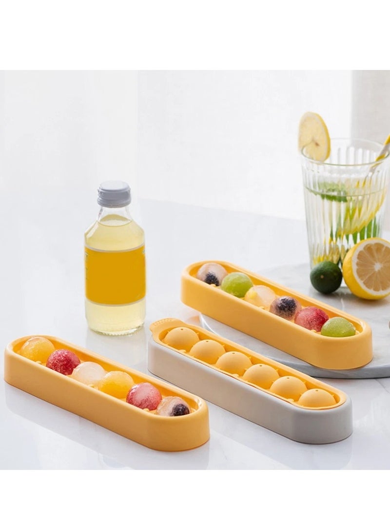 قالب كرات ثلج سيليكون بغطاء – تصميم محكم لصنع مكعبات ثلج كروية مثالية - Image 4