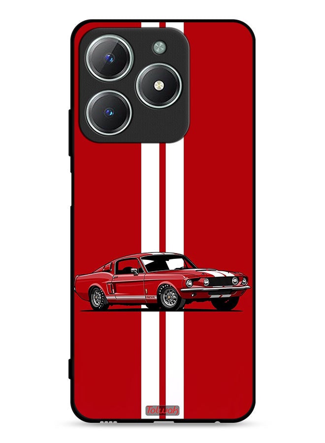 Tolwak Realme C63 4G Protective Case Cover Vintage Car Abstract Art - Image 1