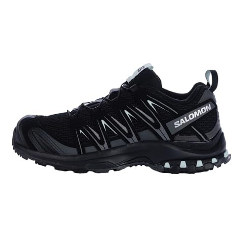 Salomon Women’s XA PRO 3D Trail Running Shoes - Black/Magnet/Fair Aqua - 8.5 - Image 1
