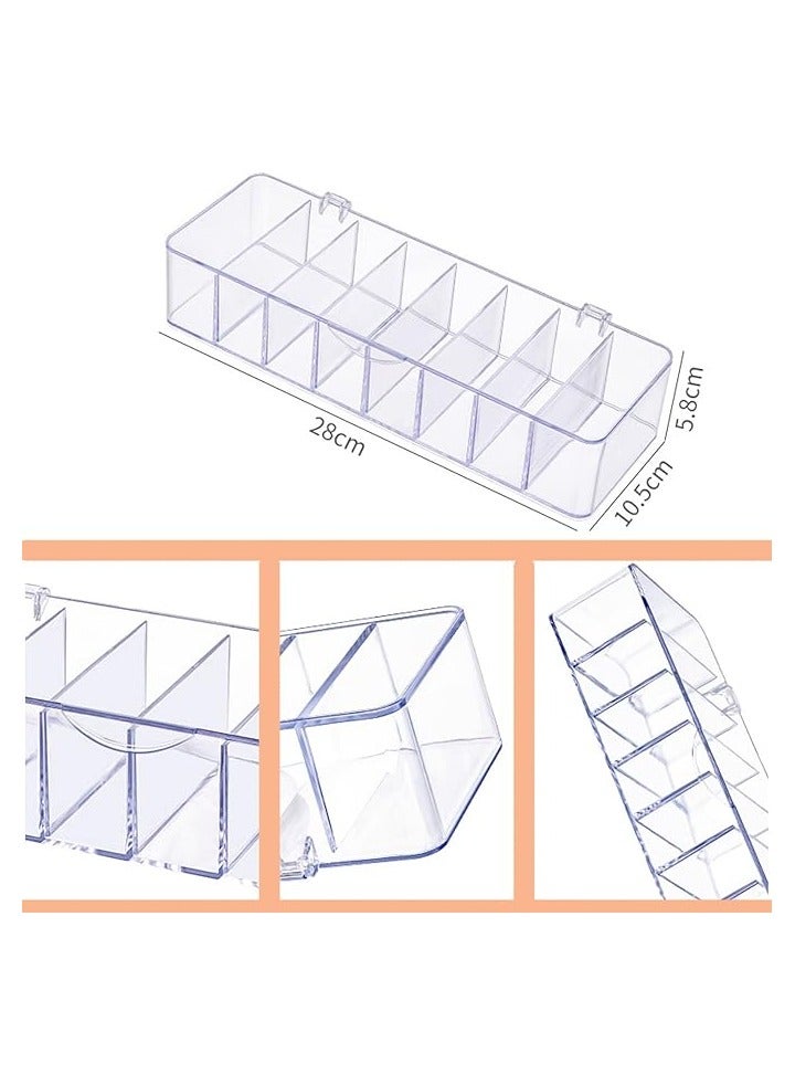 PROMASS Data Cable Organizer Storage Box With Lid,Electronic Cables Organizer Box - Image 2