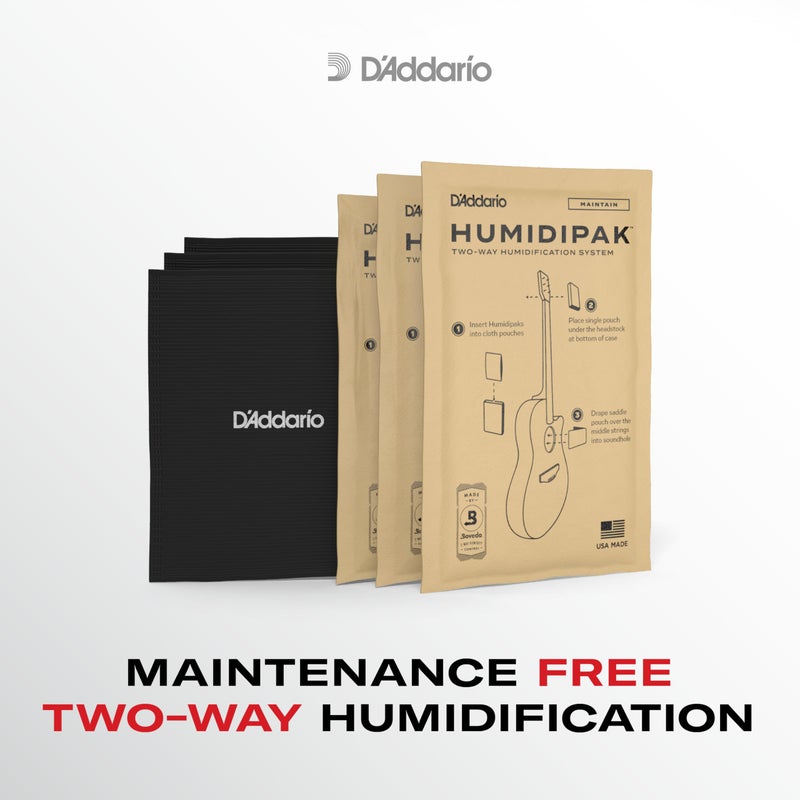 D'Addario Guitar Humidifier System - Humidipak Maintain Kit - Automatic Humidity Control System - Maintenance-Free, Two-Way Humidity Control System For Guitars - Image 4