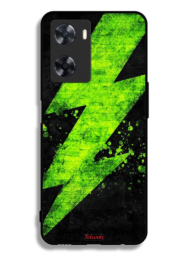 Tolwak Oppo A77 4G Protective Case Cover Electric Pattern - Image 2