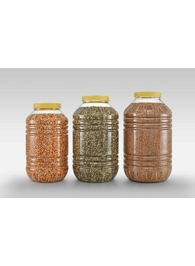 Sunpet, Plastic Food Storage Canisters, Yellow/Clear, 100 ml - Image 5
