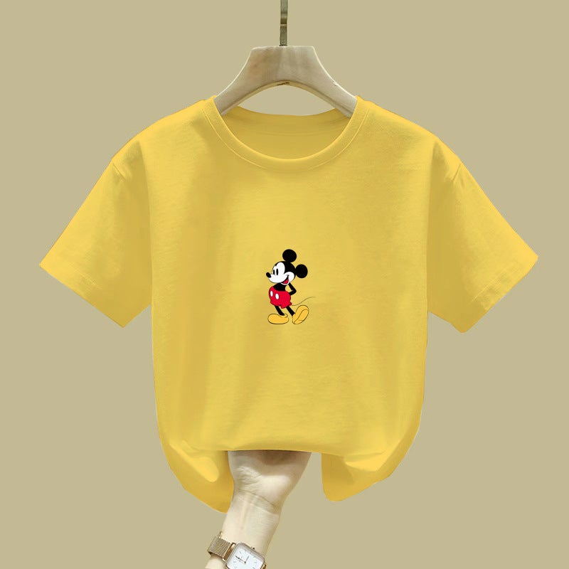 2013# Cuhk Children'S Short Sleeve T-Shirt Children'S Clothes New Summer Coat 100 Cotton Men'S And Women'S Children'S Clothing Base Shirt - Image 5