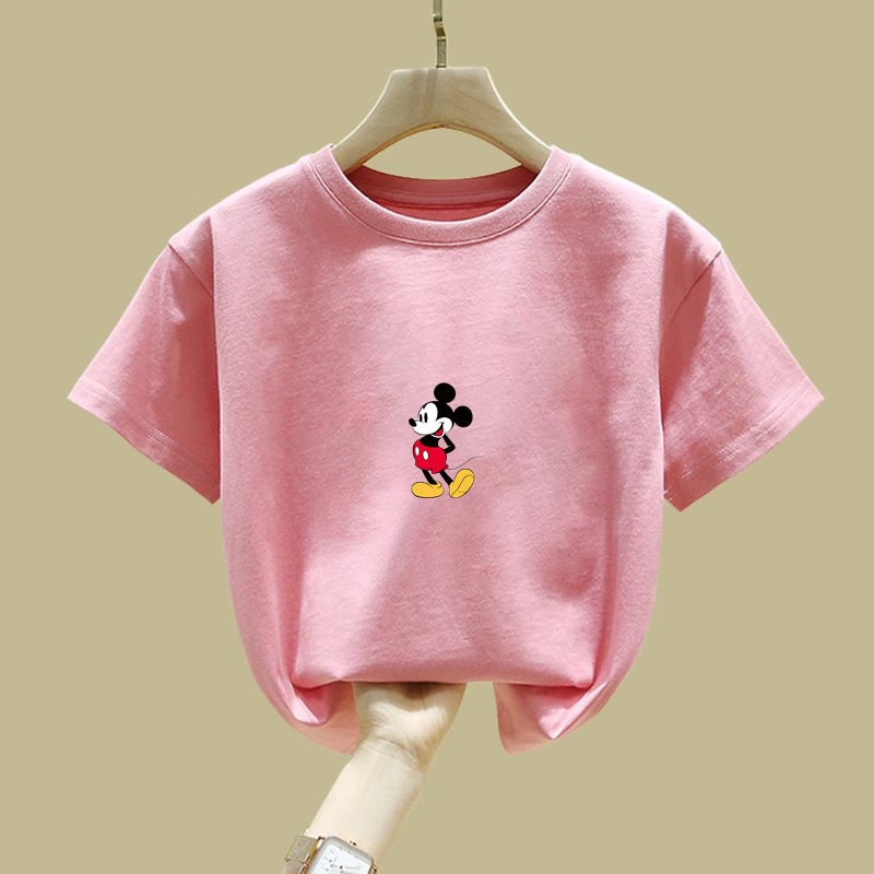 2013# Cuhk Children'S Short Sleeve T-Shirt Children'S Clothes New Summer Coat 100 Cotton Men'S And Women'S Children'S Clothing Base Shirt - Image 3