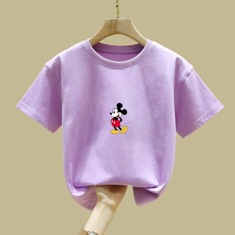 2013# Cuhk Children'S Short Sleeve T-Shirt Children'S Clothes New Summer Coat 100 Cotton Men'S And Women'S Children'S Clothing Base Shirt - Image 4