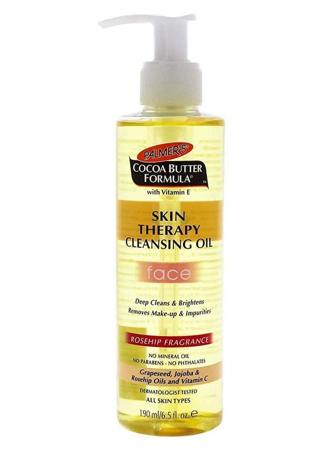 PALMER'S - Palmers Cocoa Butter Skin Therapy Cleansing Oil 6.5 Ounce (145Ml) (3 Pack) - Image 1