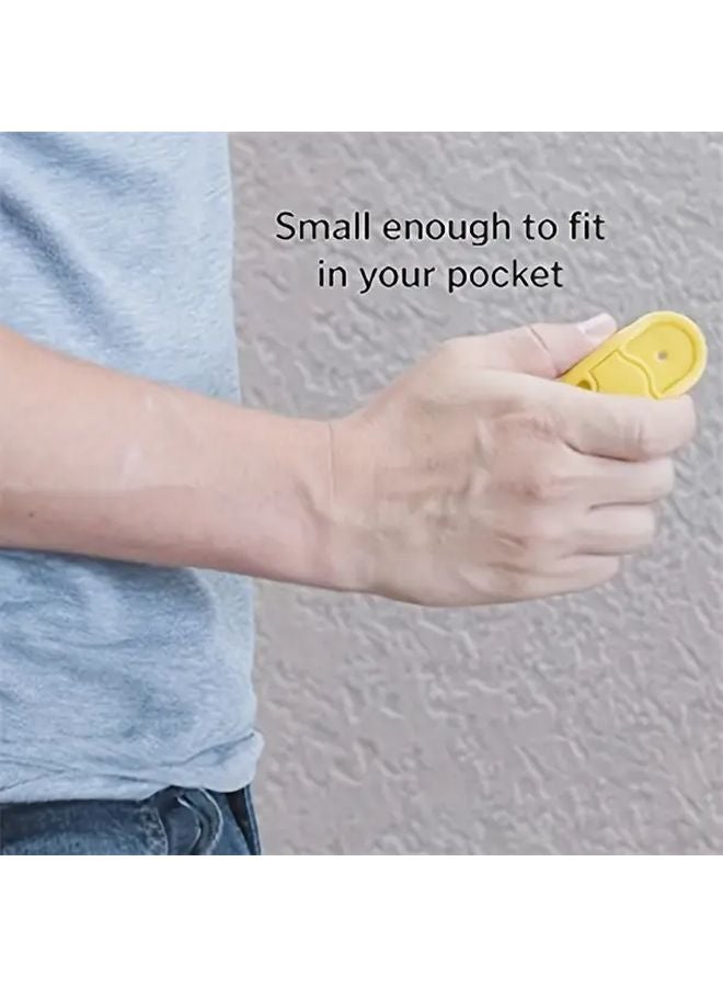 Yellow Magnetic Stud Finder Dual Sided Magnet No Battery Needed For Home Improvement - Image 4