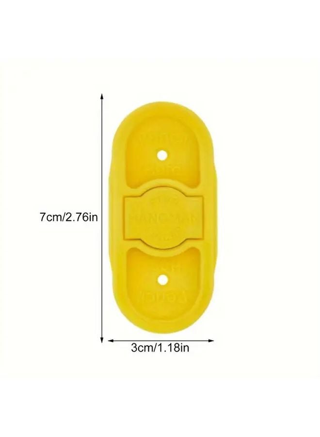Yellow Magnetic Stud Finder Dual Sided Magnet No Battery Needed For Home Improvement - Image 3