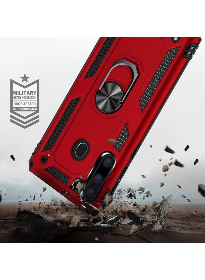 اس-توب جراب لهاتف Galaxy A21 مصنوع من مادة TPU + PC المقاومة للصدمات مع حامل دوار 360 درجة - Image 5