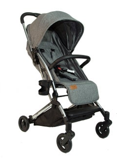 Pikkaboo Youbi Toddler German Travel Light Stroller-Grey with New Born Attachment  - Image 5