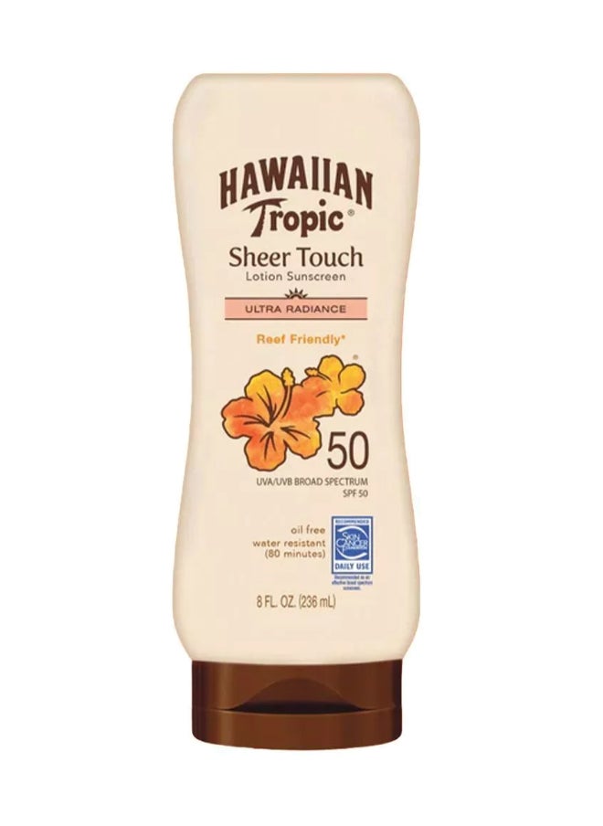 Hawaiian Tropic - Sheer Touch Lotion Spf 50 236Ml (8Oz) - Image 1