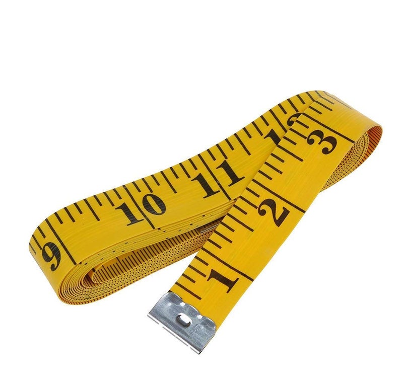 Inch tape Measuring tape inch tape for measurement for the body Tailor Inchi Tape Measure for Body Measurement Sewing Dressmaking 150 cm Pack of 2  - Image 1