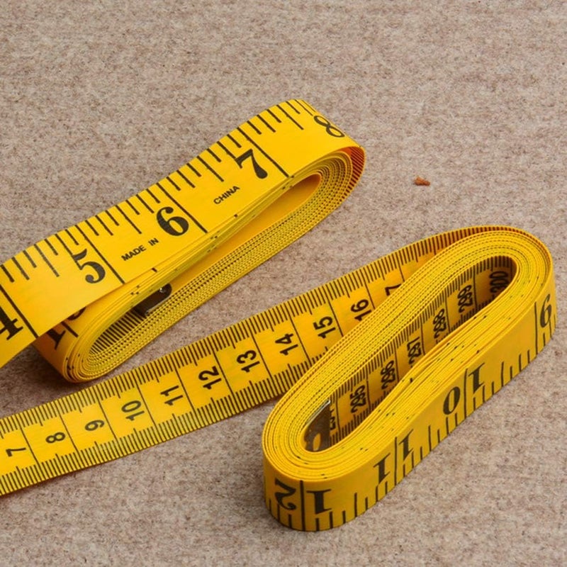 Inch tape Measuring tape inch tape for measurement for the body Tailor Inchi Tape Measure for Body Measurement Sewing Dressmaking 150 cm Pack of 2  - Image 4