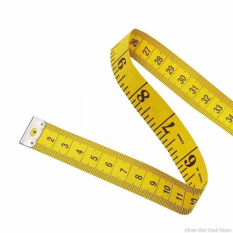 Inch tape Measuring tape inch tape for measurement for the body Tailor Inchi Tape Measure for Body Measurement Sewing Dressmaking 150 cm Pack of 2  - Image 3
