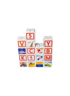 TOYZTREND Educational Plastic Apple Blocks Alphabets & Numbers Along With Pictures For Kids Ages 3+  - Image 3