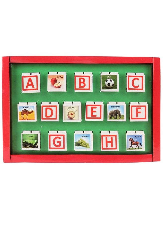 TOYZTREND Educational Plastic Apple Blocks Alphabets & Numbers Along With Pictures For Kids Ages 3+  - Image 5