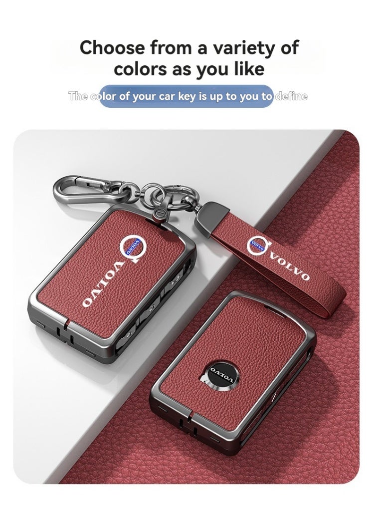 Volvo High end car key protection case suitable for Volvo's new xc60/xc40/s60/s90/xc90/v60/v90 car key shell case - Image 2