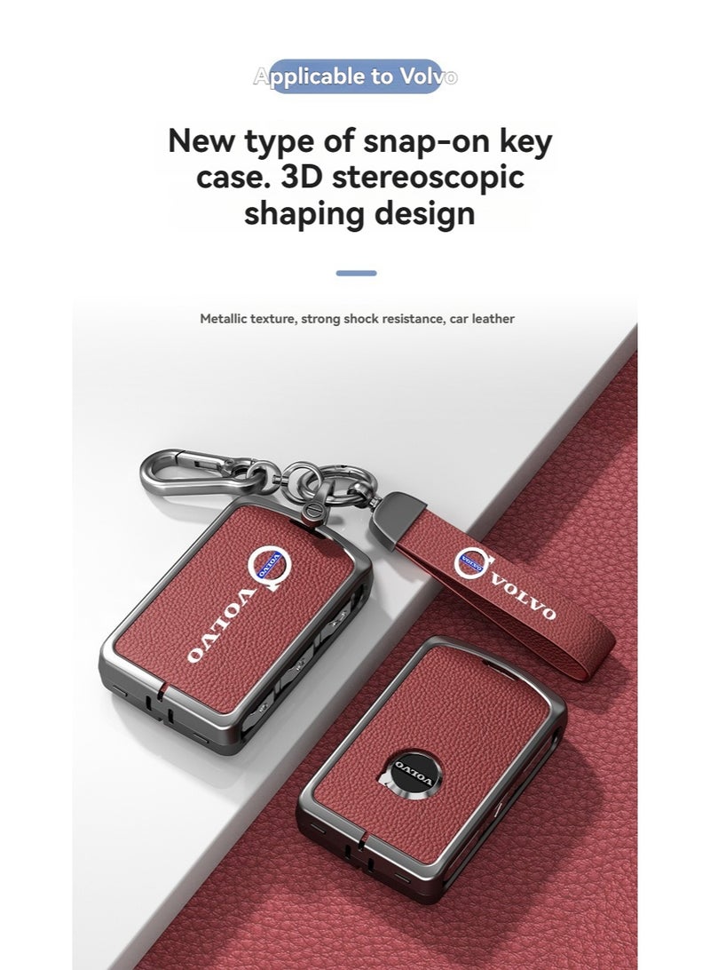 Volvo High end car key protection case suitable for Volvo's new xc60/xc40/s60/s90/xc90/v60/v90 car key shell case - Image 3