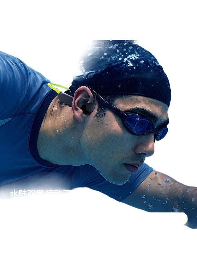 Langston Lanston Airswim Neo Bone Conduction Headphones Swimming Bluetooth Headphones Sports Running Cycling Waterproof Non-In-Ear Suitable For Apple Huawei Xiaomi Phones Stealth Black - Image 1