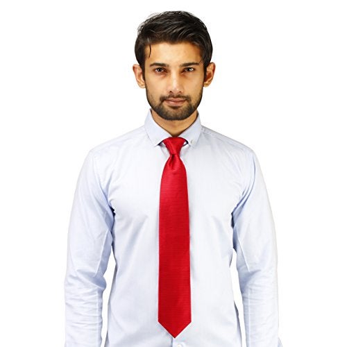 Peluche Classy Crimson Necktie For Men - Image 5