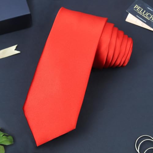 Peluche Classy Crimson Necktie For Men - Image 2