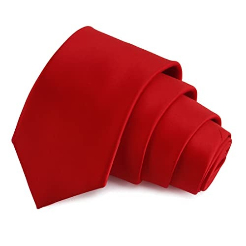 Peluche Classy Crimson Necktie For Men - Image 1