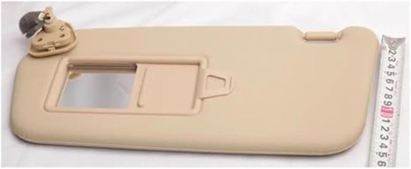 Wivplex Beige Front Sun Visor with Mirror for Hyundai Accent - Image 3